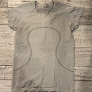 Striped black and White Lululemon Women's Swiftly Collection